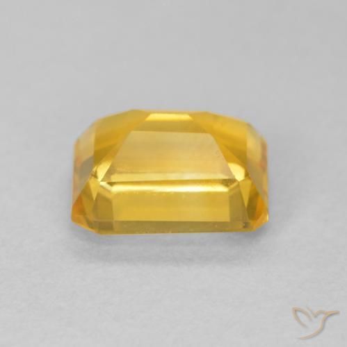 Citrine Gemstone in 8 x 6 mm (calibrated) Size for Sale, Citrine Stone in Bright Gold Color