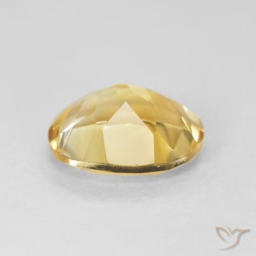 Citrine Gemstone in 12 x 10 mm (calibrated) Size for Sale, Citrine Stone in Golden Color
