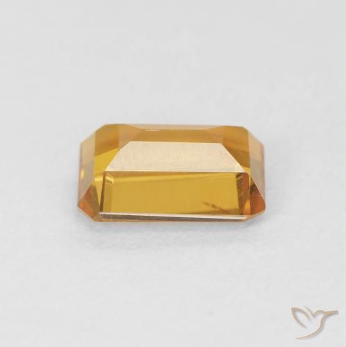Citrine Gemstone in 7.8 x 5.7 mm Size for Sale, Citrine Stone in Orange-Gold Color