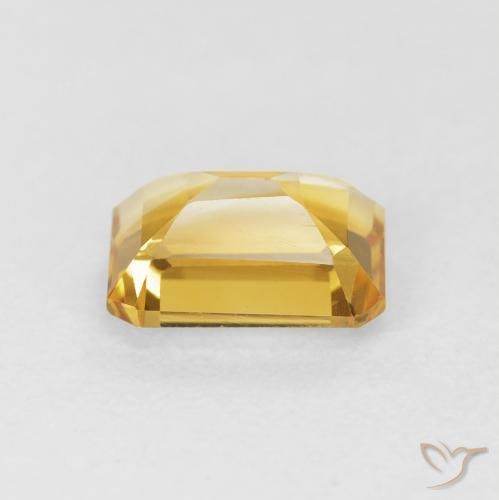 Citrine Gemstone in 8 x 6 mm (calibrated) Size for Sale, Citrine Stone in Gold Color