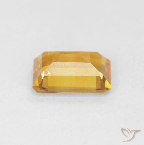 Citrine Gemstone in 8 x 6 mm (calibrated) Size for Sale, Citrine Stone in Golden Orange Color