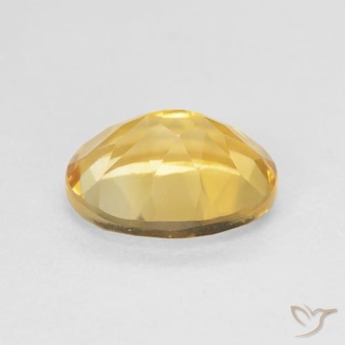 Citrine Gemstone in 11 x 9 mm (calibrated) Size for Sale, Citrine Stone in Deep Gold Color
