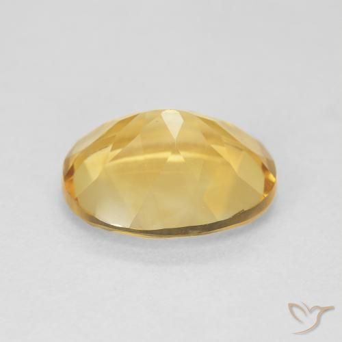 Citrine Gemstone in 12 x 10 mm (calibrated) Size for Sale, Citrine Stone in Golden Color