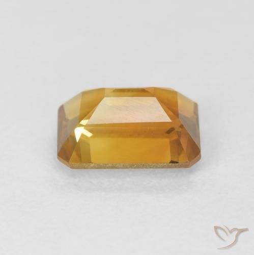 Citrine Gemstone in 8 x 6 mm (calibrated) Size for Sale, Citrine Stone in Orange-Gold Color