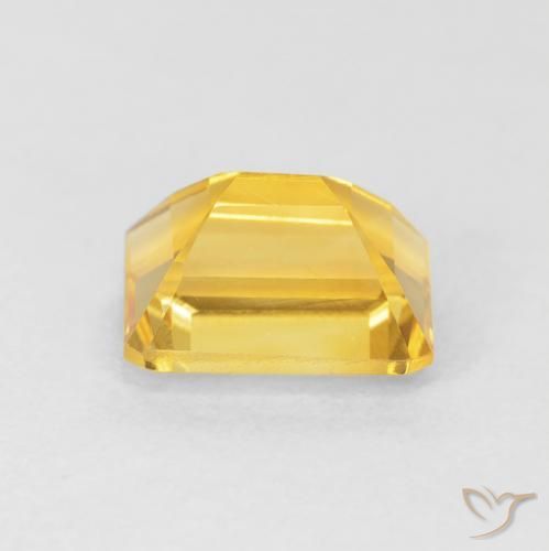 Citrine Gemstone in 8 x 6 mm (calibrated) Size for Sale, Citrine Stone in Medium Gold Color