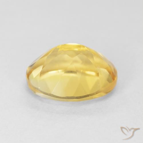 Citrine Gemstone in 12 x 10 mm (calibrated) Size for Sale, Citrine Stone in Golden Orange Color