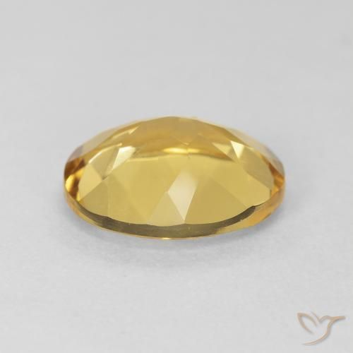 Citrine Gemstone in 12 x 10 mm (calibrated) Size for Sale, Citrine Stone in Golden Color
