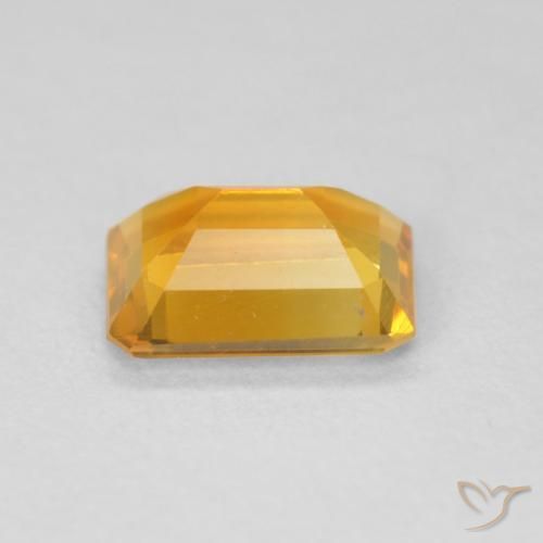 Citrine Gemstone in 7.8 x 5.7 mm Size for Sale, Citrine Stone in Medium Orange Color
