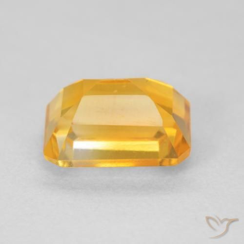 Citrine Gemstone in 8 x 6 mm (calibrated) Size for Sale, Citrine Stone in Medium Orange Color