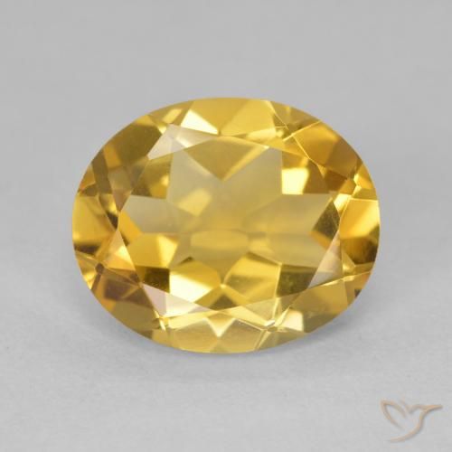 4.06ct Natural Golden Citrine, Oval, VVS
