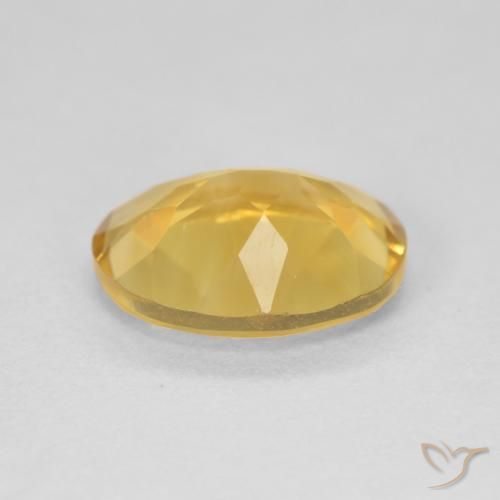 Citrine Gemstone in 11 x 9 mm (calibrated) Size for Sale, Citrine Stone in Golden Color