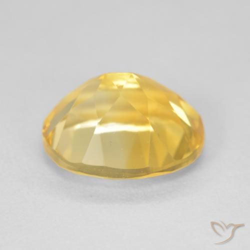 Citrine Gemstone in 12 x 10 mm (calibrated) Size for Sale, Citrine Stone in Golden Color