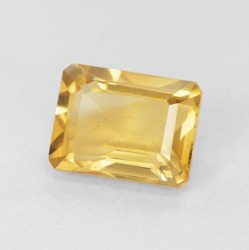 1.83 ct Golden Citrine Stone, Natural Citrine in Octagon Step Cut Shape for Sale