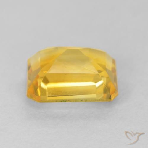 Citrine Gemstone in 8.2 x 6.3 mm Size for Sale, Citrine Stone in Golden-Orange Color