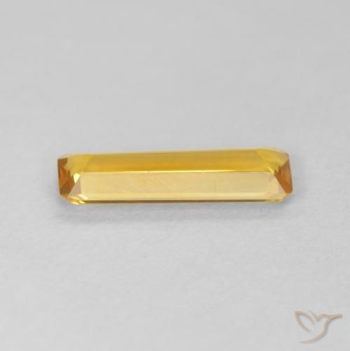 Citrine Gemstone in 12.1 x 4.1 mm Size for Sale, Citrine Stone in Bright Gold Color