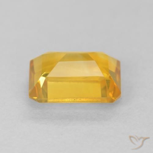 Citrine Gemstone in 8 x 6 mm (calibrated) Size for Sale, Citrine Stone in Bright Gold Color