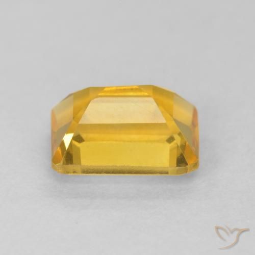 Citrine Gemstone in 8 x 6 mm (calibrated) Size for Sale, Citrine Stone in Bright Gold Color