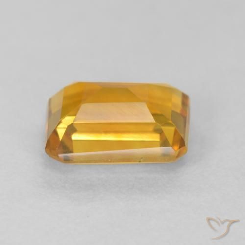 Citrine Gemstone in 8 x 6 mm (calibrated) Size for Sale, Citrine Stone in Orange-Gold Color