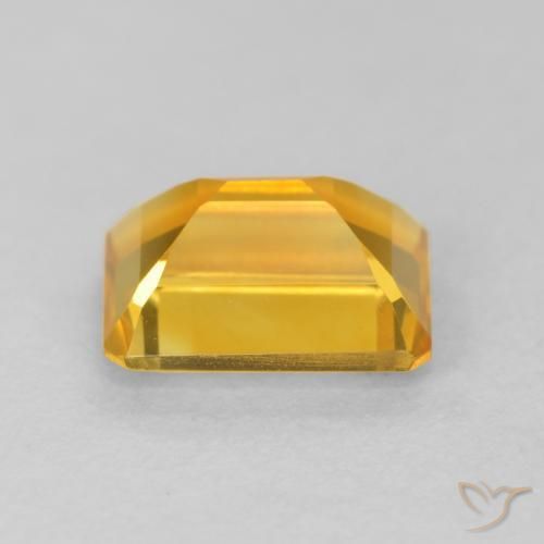 Citrine Gemstone in 8 x 6 mm (calibrated) Size for Sale, Citrine Stone in Orange-Gold Color