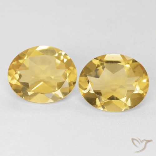 7.80ctw Natural Deep Gold Citrine, Oval, VVS-VS
