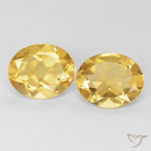 8.17ctw Natural Golden Citrine, Oval, VVS-VS
