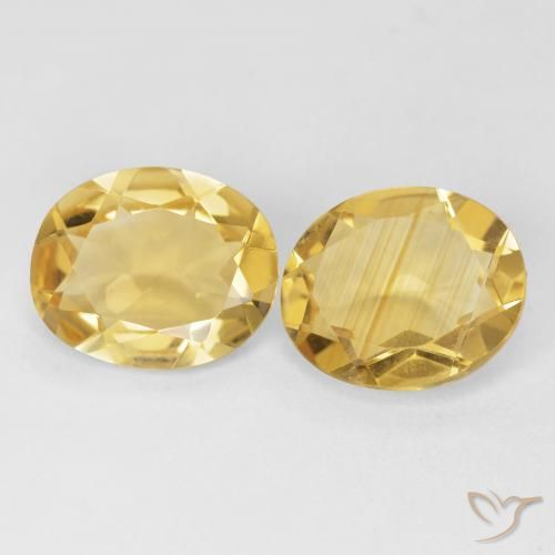 6.99ctw Natural Golden Citrine, Oval, VVS-VS