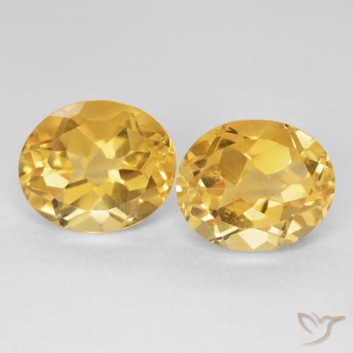 10.11ctw Natural Deep Gold Citrine, Oval, VVS-VS
