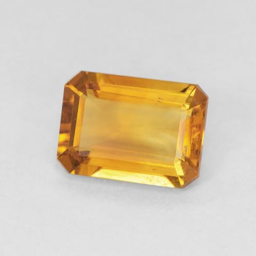1.11 ct Golden Citrine Stone, Natural Citrine in Octagon Step Cut Shape for Sale