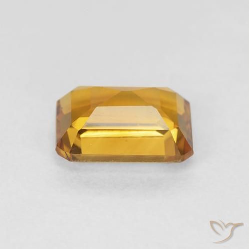 Citrine Gemstone in 8 x 6 mm (calibrated) Size for Sale, Citrine Stone in Medium Light-Golden Color