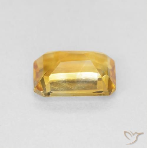 Citrine Gemstone in 8 x 5.7 mm Size for Sale, Citrine Stone in Golden Color