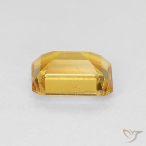 Citrine Gemstone in 8 x 6 mm (calibrated) Size for Sale, Citrine Stone in Orange-Gold Color