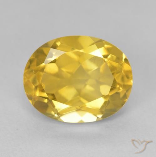 4.51ct Natural Golden Orange Citrine, Oval, VVS