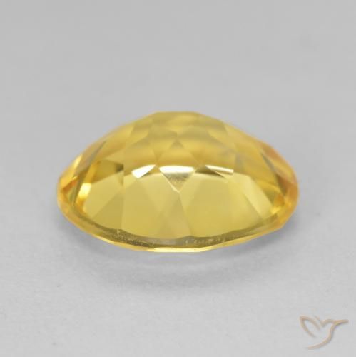 Citrine Gemstone in 12 x 10 mm (calibrated) Size for Sale, Citrine Stone in Golden Orange Color