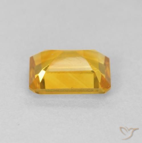 Citrine Gemstone in 8 x 6 mm (calibrated) Size for Sale, Citrine Stone in Golden Orange Color