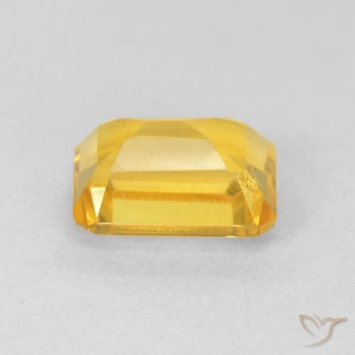 Citrine Gemstone in 8 x 6 mm (calibrated) Size for Sale, Citrine Stone in Medium Golden Color