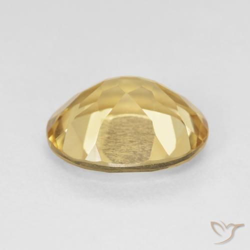 Citrine Gemstone in 12 x 10 mm (calibrated) Size for Sale, Citrine Stone in Golden Orange Color