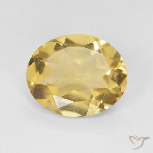 3.64ct Natural Gold Citrine, Oval, VS