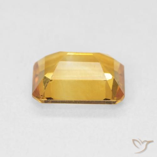 Citrine Gemstone in 8 x 6 mm (calibrated) Size for Sale, Citrine Stone in Medium Golden Color