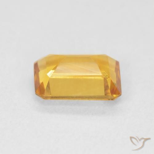 Citrine Gemstone in 8 x 6 mm (calibrated) Size for Sale, Citrine Stone in Golden Orange Color