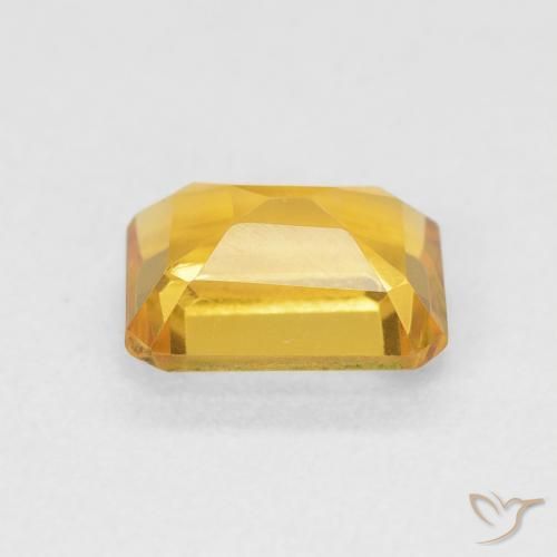 Citrine Gemstone in 8 x 6 mm (calibrated) Size for Sale, Citrine Stone in Golden Orange Color