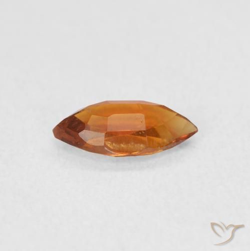 Citrine Gemstone in 8 x 4 mm (calibrated) Size for Sale, Citrine Stone in Deep Orange Color