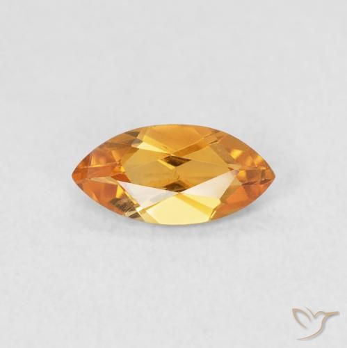 0.49ct Natural Gold Citrine, Marquise, VS