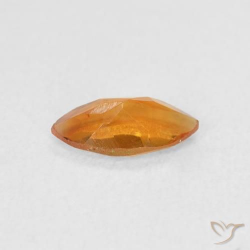 Citrine Gemstone in 8 x 4 mm (calibrated) Size for Sale, Citrine Stone in Medium Orange Color