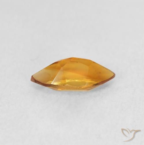 Citrine Gemstone in 8 x 4 mm (calibrated) Size for Sale, Citrine Stone in Medium Orange Color
