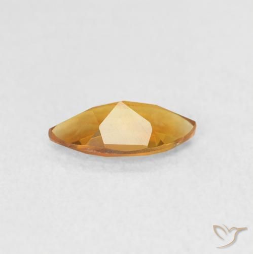 Citrine Gemstone in 8 x 4 mm (calibrated) Size for Sale, Citrine Stone in Medium Orange Color