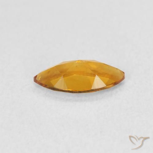Citrine Gemstone in 8 x 4 mm (calibrated) Size for Sale, Citrine Stone in Medium Orange Color