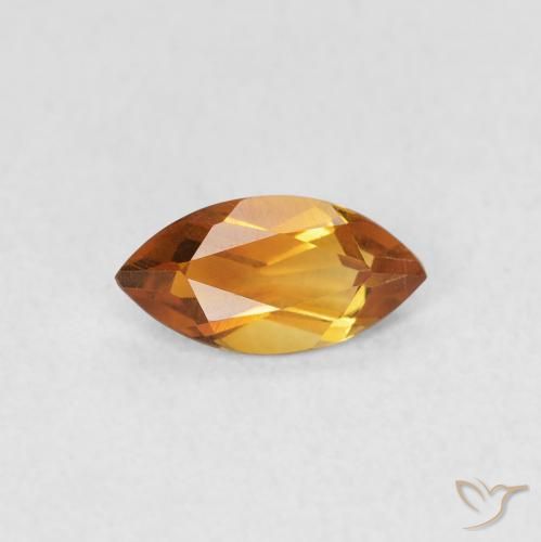 0.47ct Natural Gold Citrine, Marquise, VVS