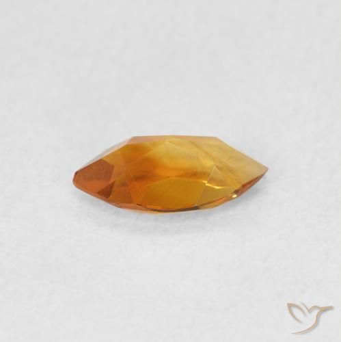 Citrine Gemstone in 8 x 4 mm (calibrated) Size for Sale, Citrine Stone in Gold Color