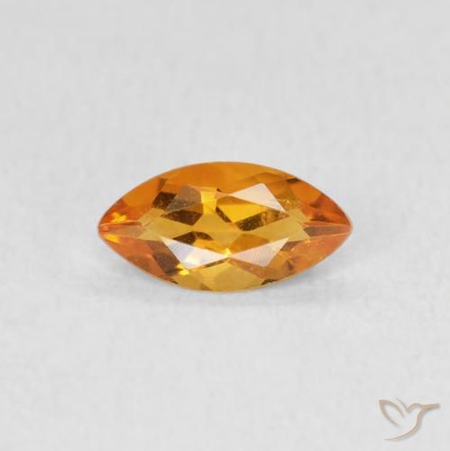 0.46ct Natural Gold Citrine, Marquise, VS