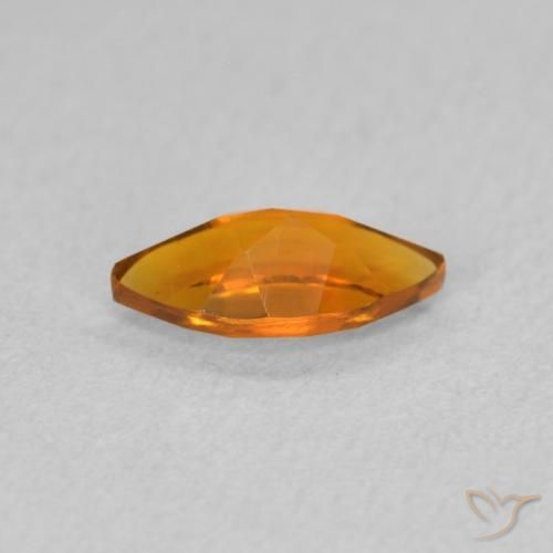 Citrine Gemstone in 8 x 4 mm (calibrated) Size for Sale, Citrine Stone in Medium Orange Color